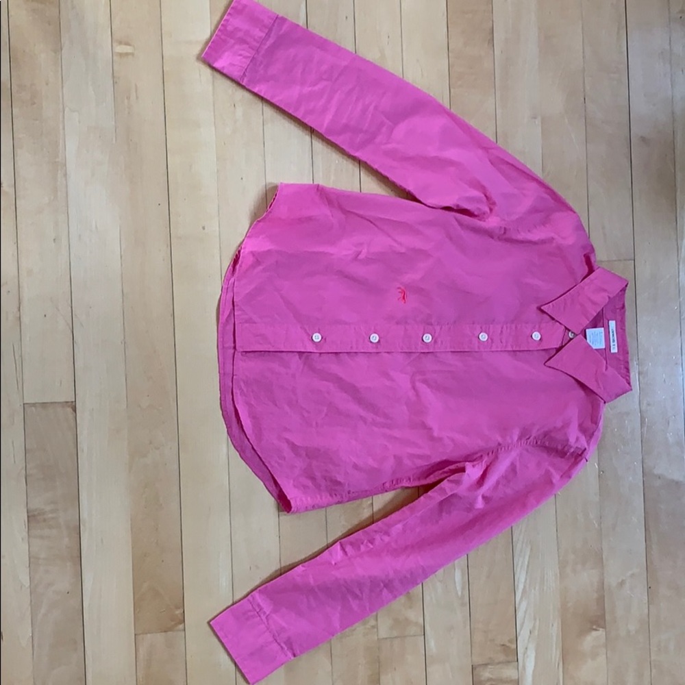 Girls Pink Crewcuts Buttondown Shirt